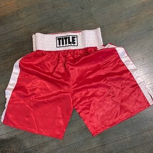Title boxing shorts size XXL.